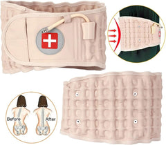 Decompression belt to support the lumbar spine