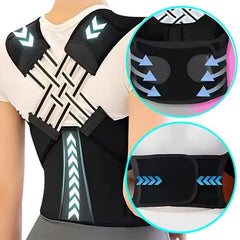 Adjustable back posture corrector